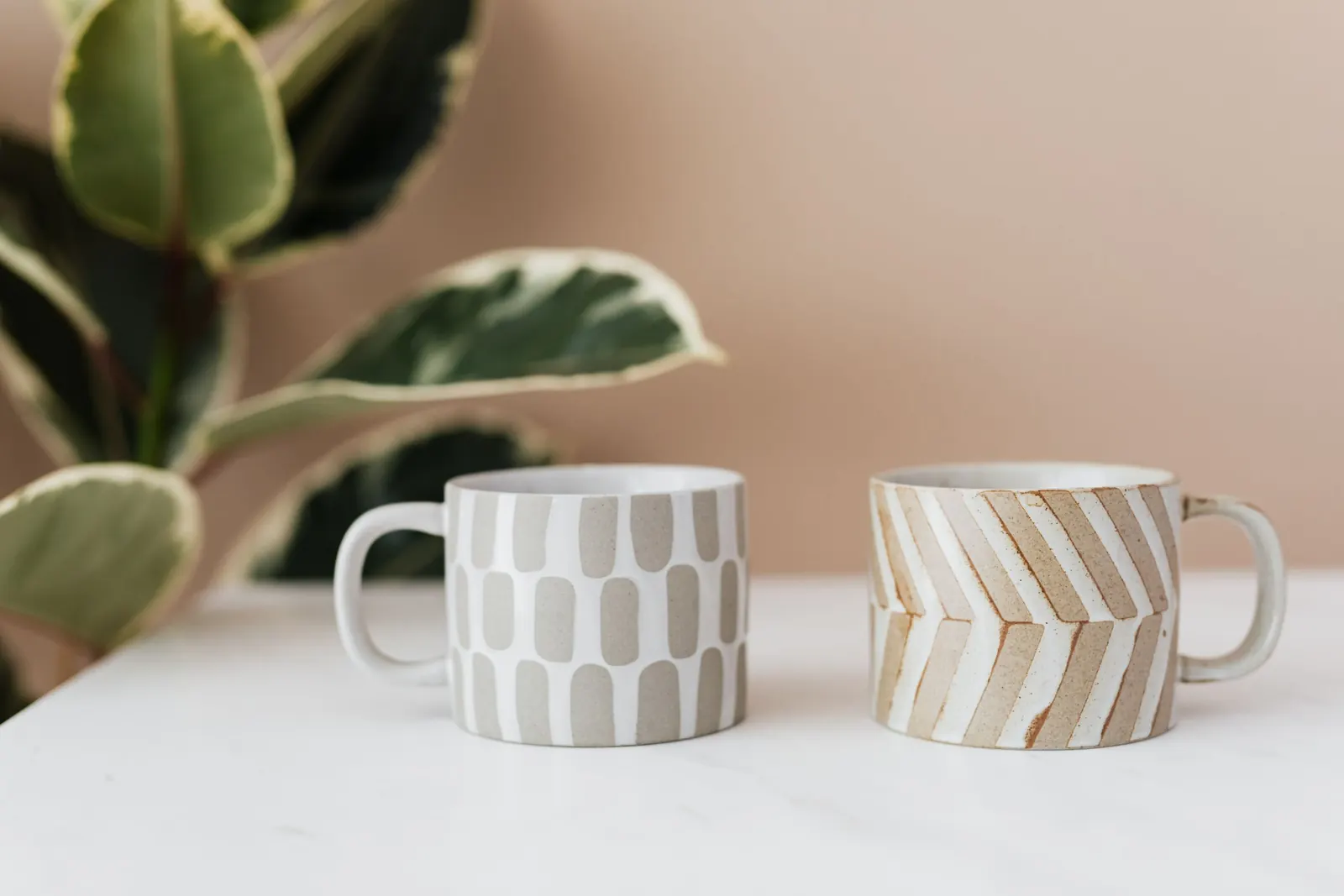 Patterned cups