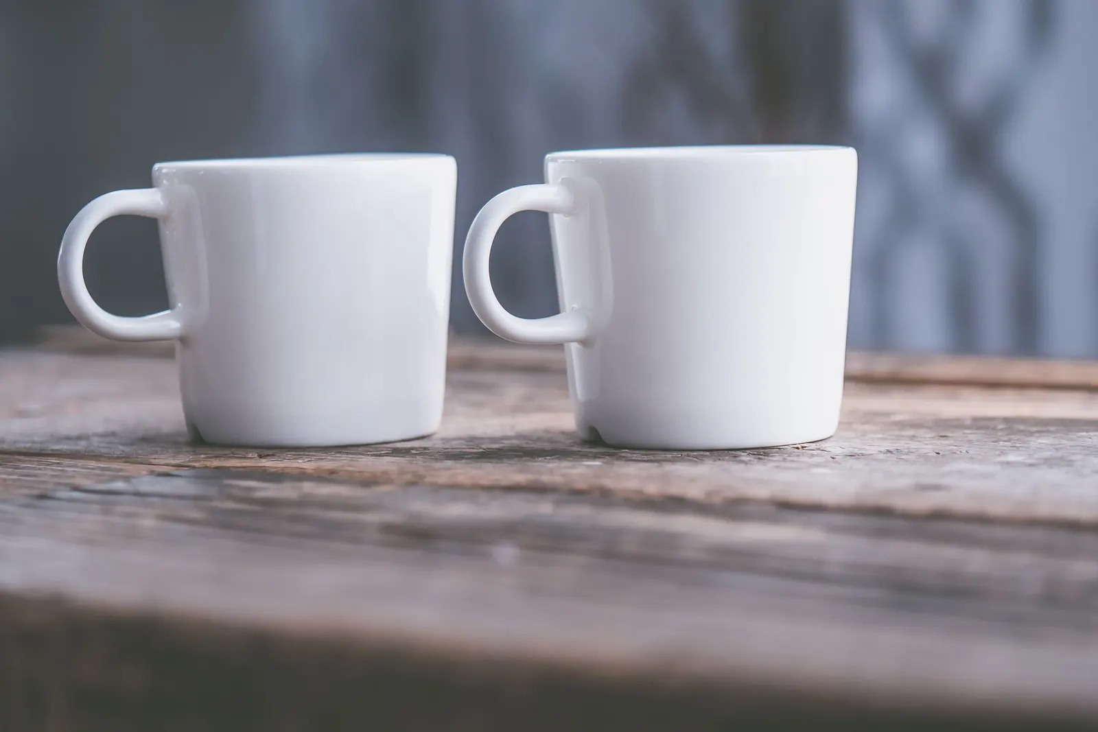 Morning mugs, pair